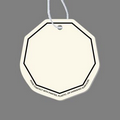 Paper Air Freshener Tag - Nonagon Tag